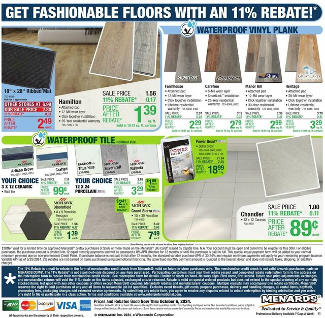 Catalogue Menards from 09/25/2024