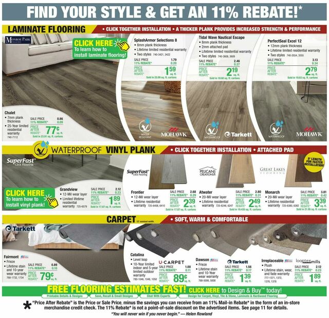 Catalogue Menards from 10/02/2024