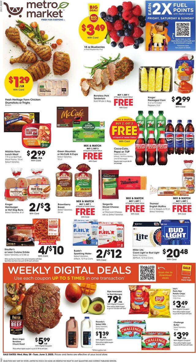 Catalogue Metro Market from 05/28/2025