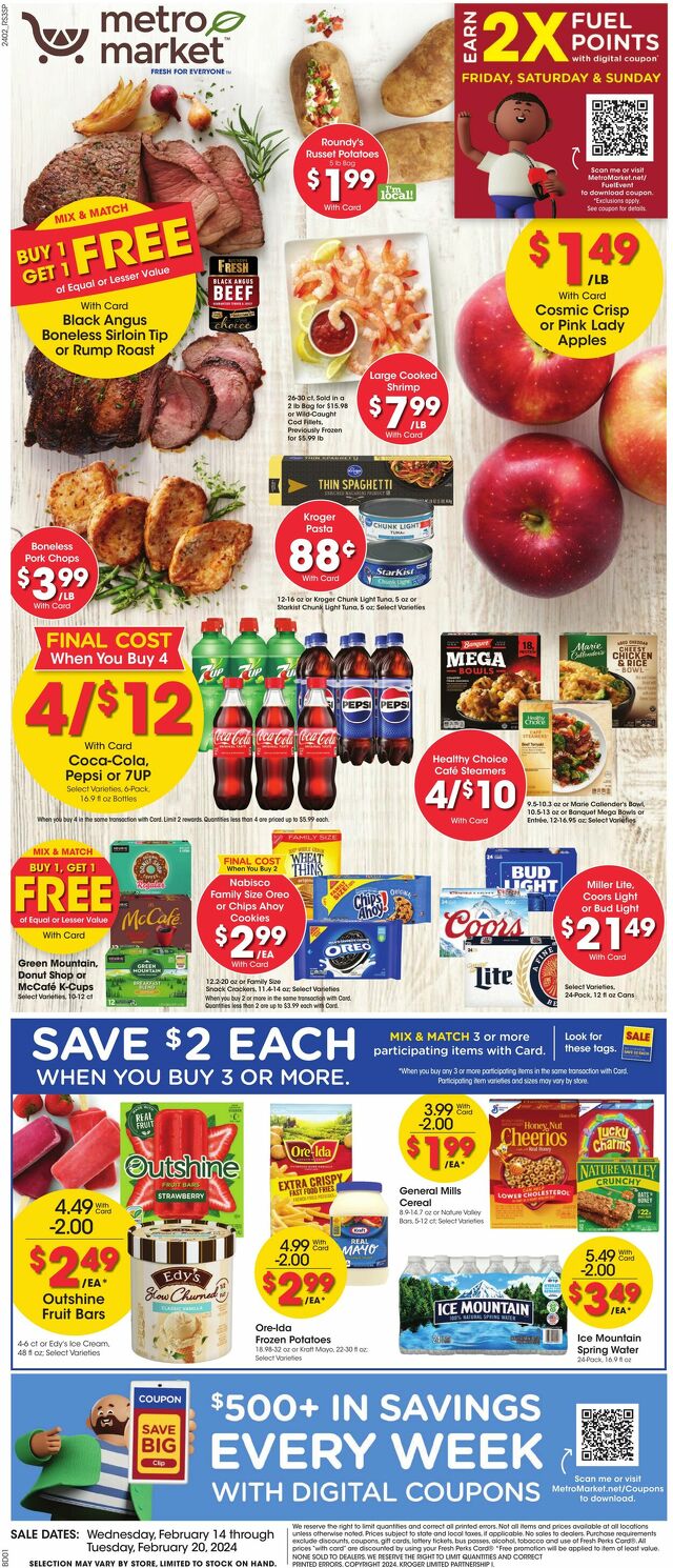 Catalogue Metro Market from 02/14/2024