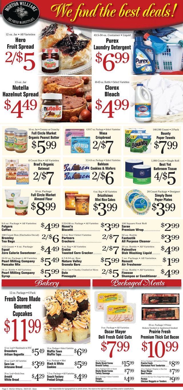 Catalogue Morton Williams from 08/31/2023