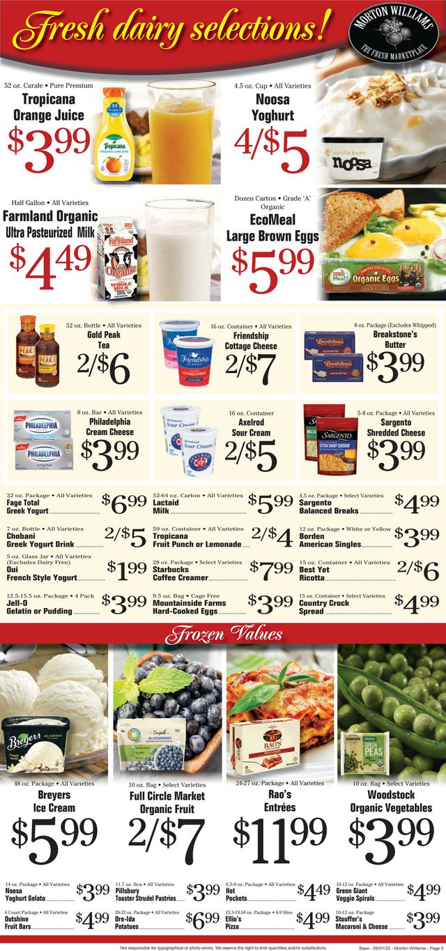 Catalogue Morton Williams from 08/31/2023