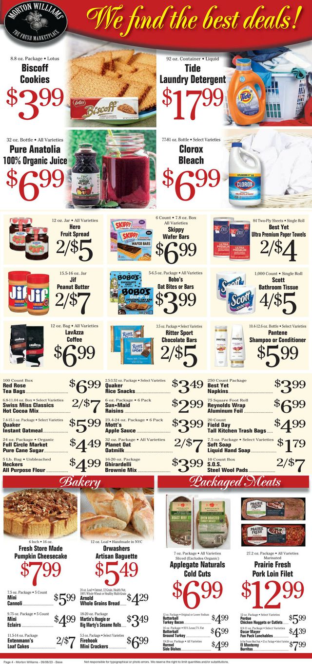 Catalogue Morton Williams from 09/08/2023