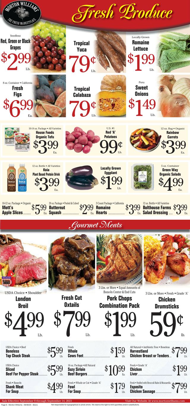 Catalogue Morton Williams from 09/08/2023