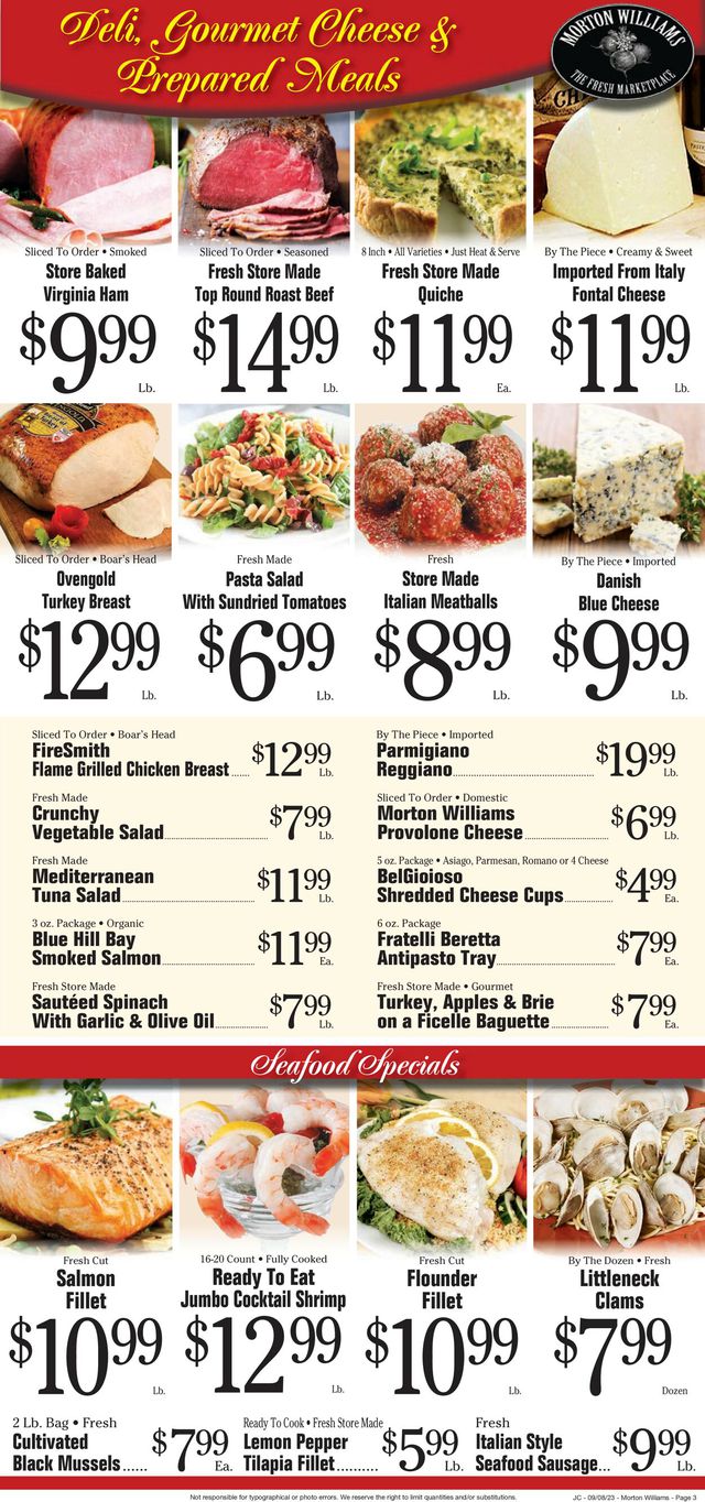 Catalogue Morton Williams from 09/08/2023