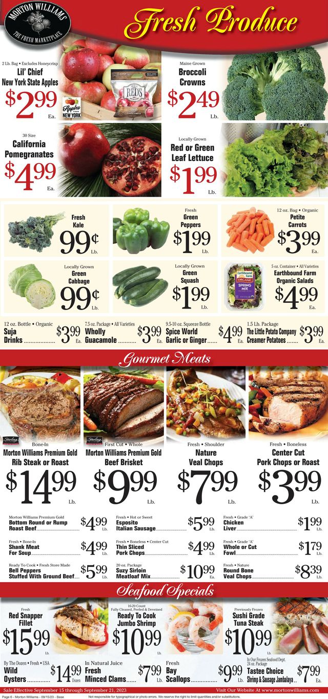 Catalogue Morton Williams from 09/14/2023