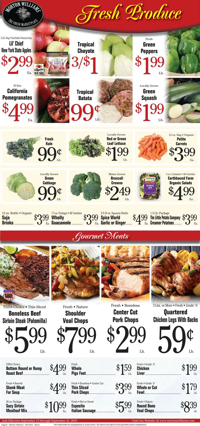 Catalogue Morton Williams from 09/14/2023