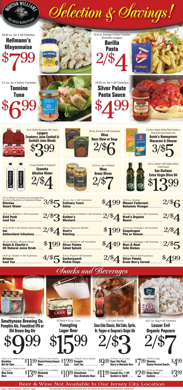 Catalogue Morton Williams from 09/22/2023