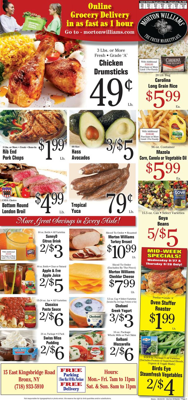 Catalogue Morton Williams from 09/22/2023