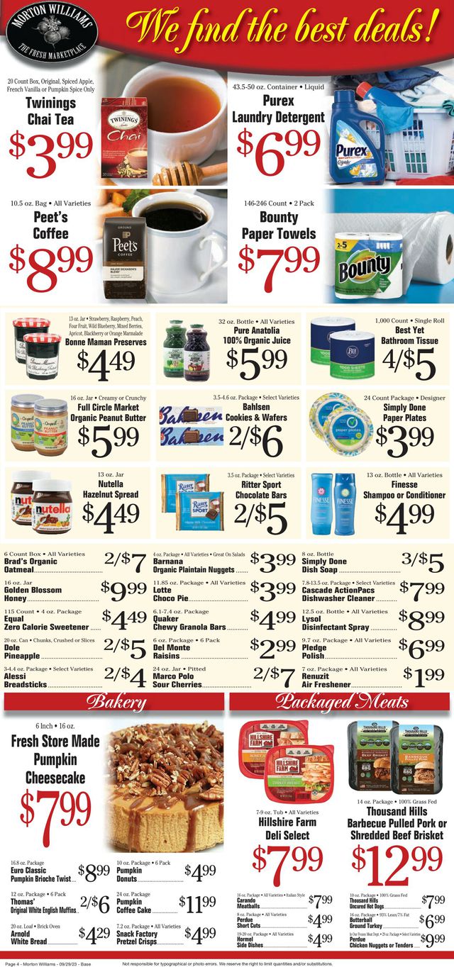 Catalogue Morton Williams from 09/28/2023