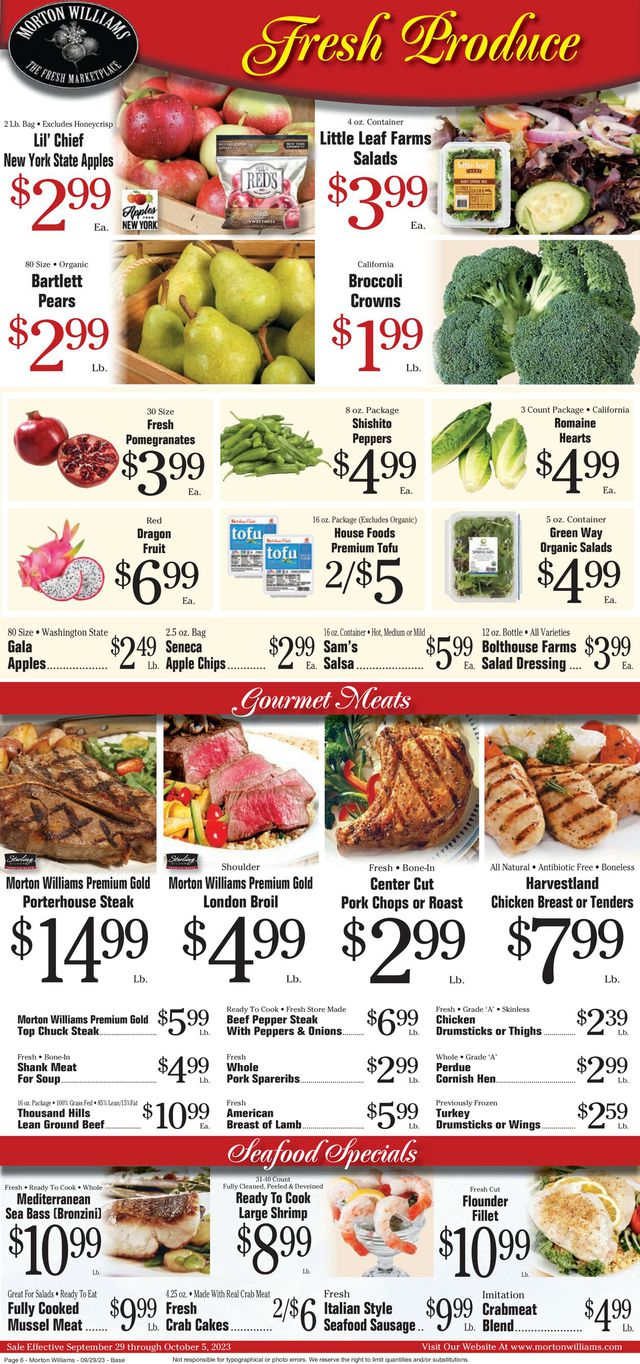 Catalogue Morton Williams from 09/28/2023