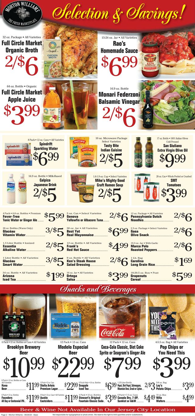 Catalogue Morton Williams from 09/28/2023