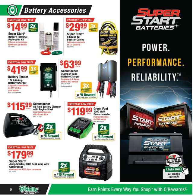 Catalogue O'Reilly Auto Parts from 08/30/2023