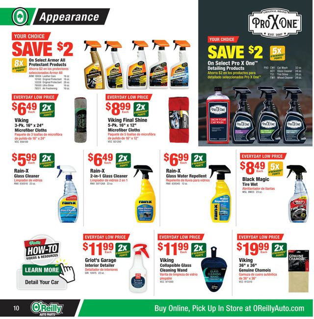 Catalogue O'Reilly Auto Parts from 08/30/2023