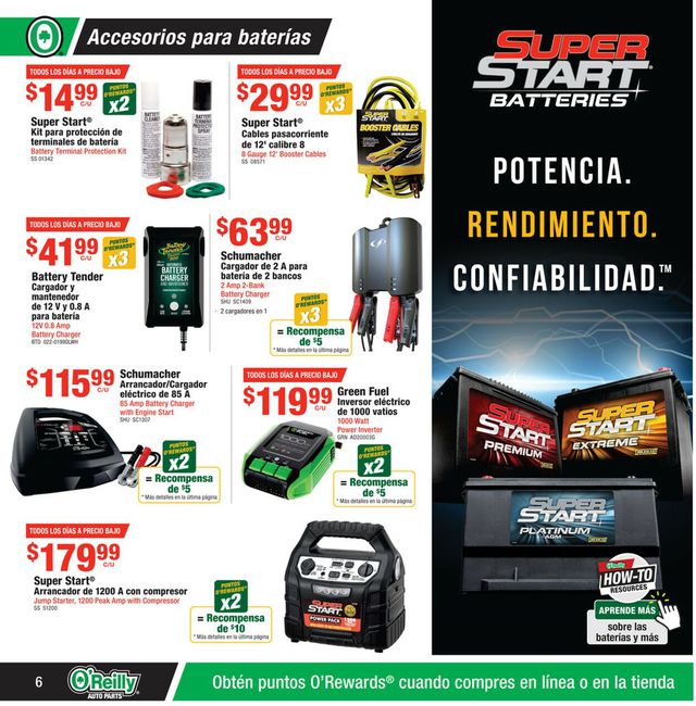 Catalogue O'Reilly Auto Parts from 08/30/2023
