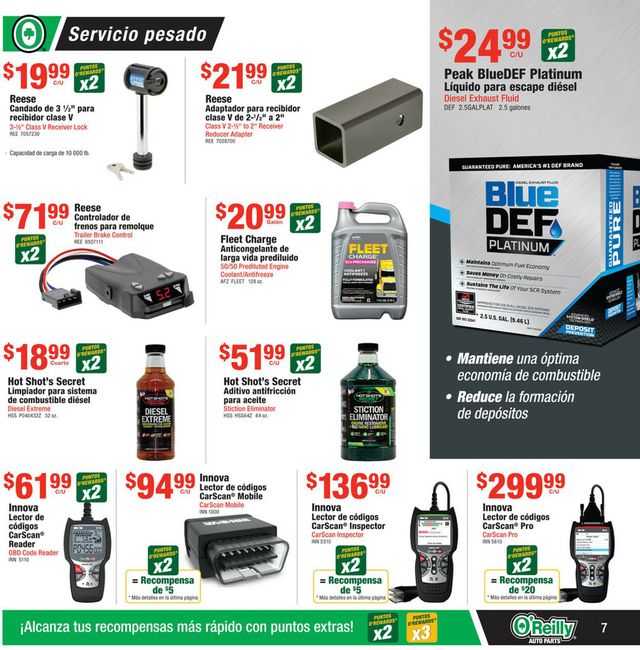 Catalogue O'Reilly Auto Parts from 08/30/2023