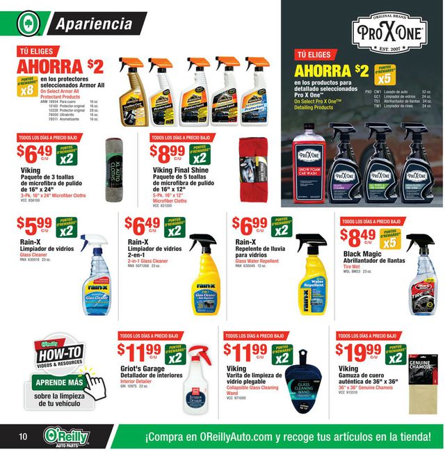 Catalogue O'Reilly Auto Parts from 08/30/2023