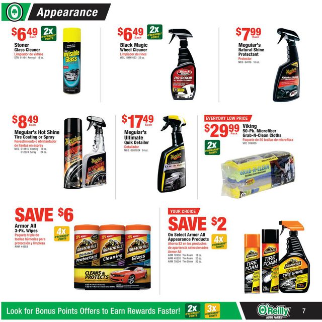 Catalogue O'Reilly Auto Parts from 09/27/2023