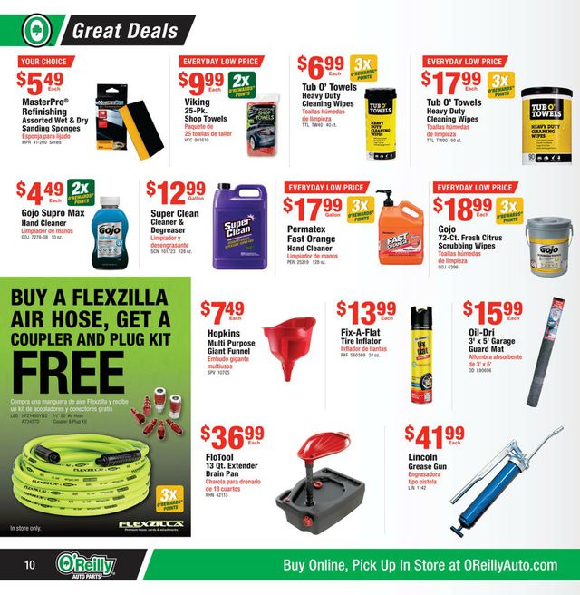 Catalogue O'Reilly Auto Parts from 09/27/2023
