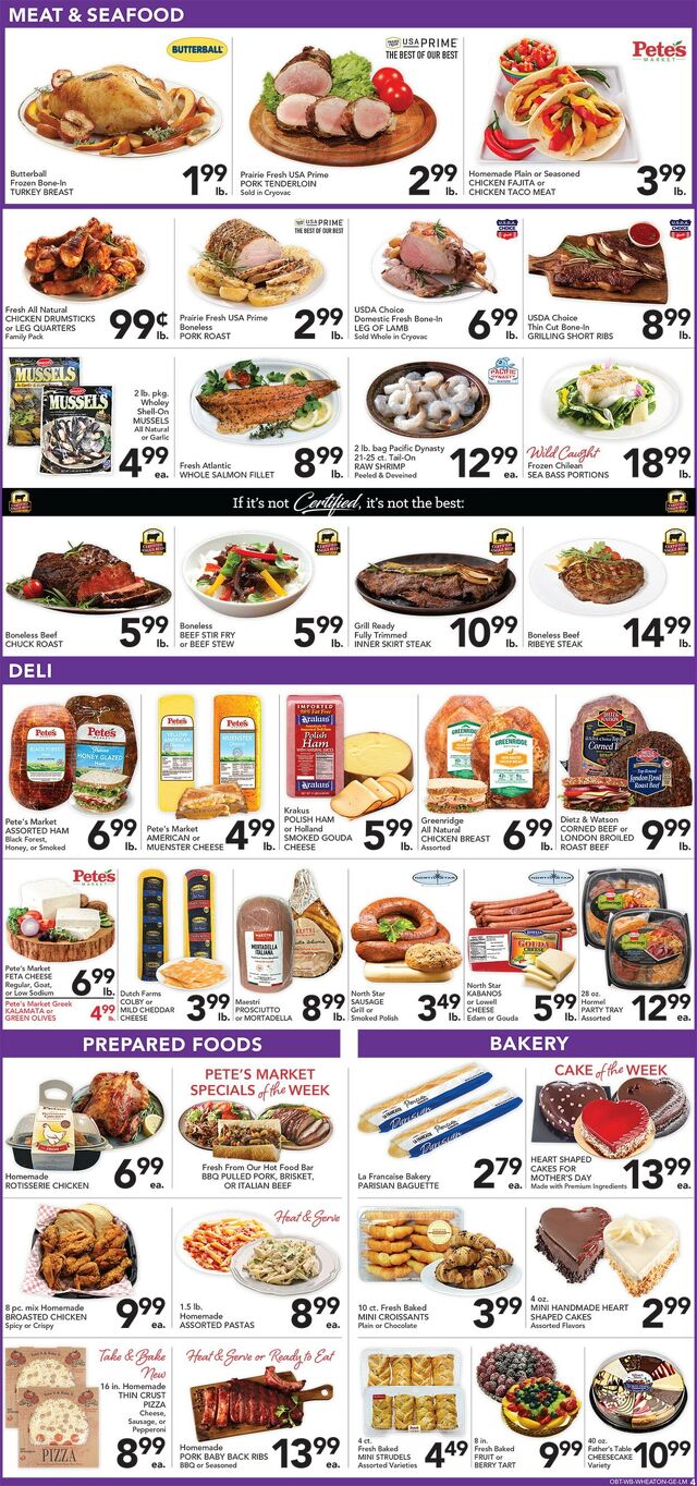 Catalogue Pete's Fresh Market from 05/07/2025