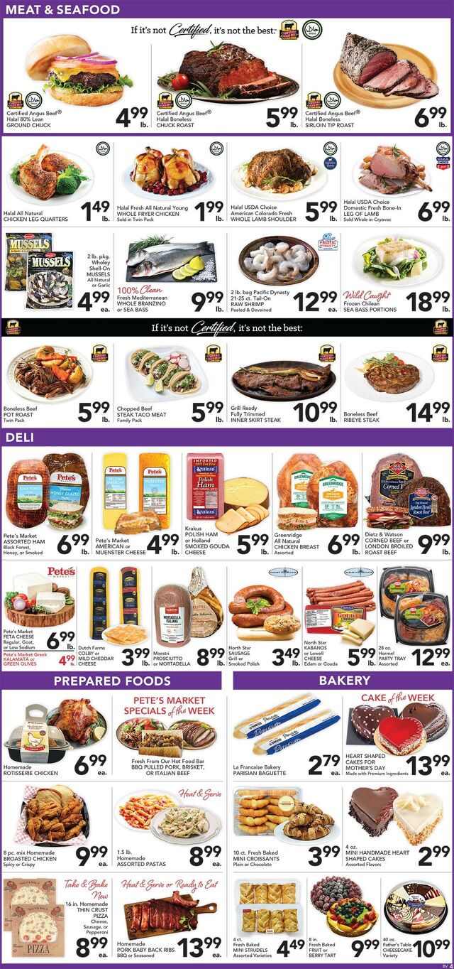 Catalogue Pete's Fresh Market from 05/07/2025