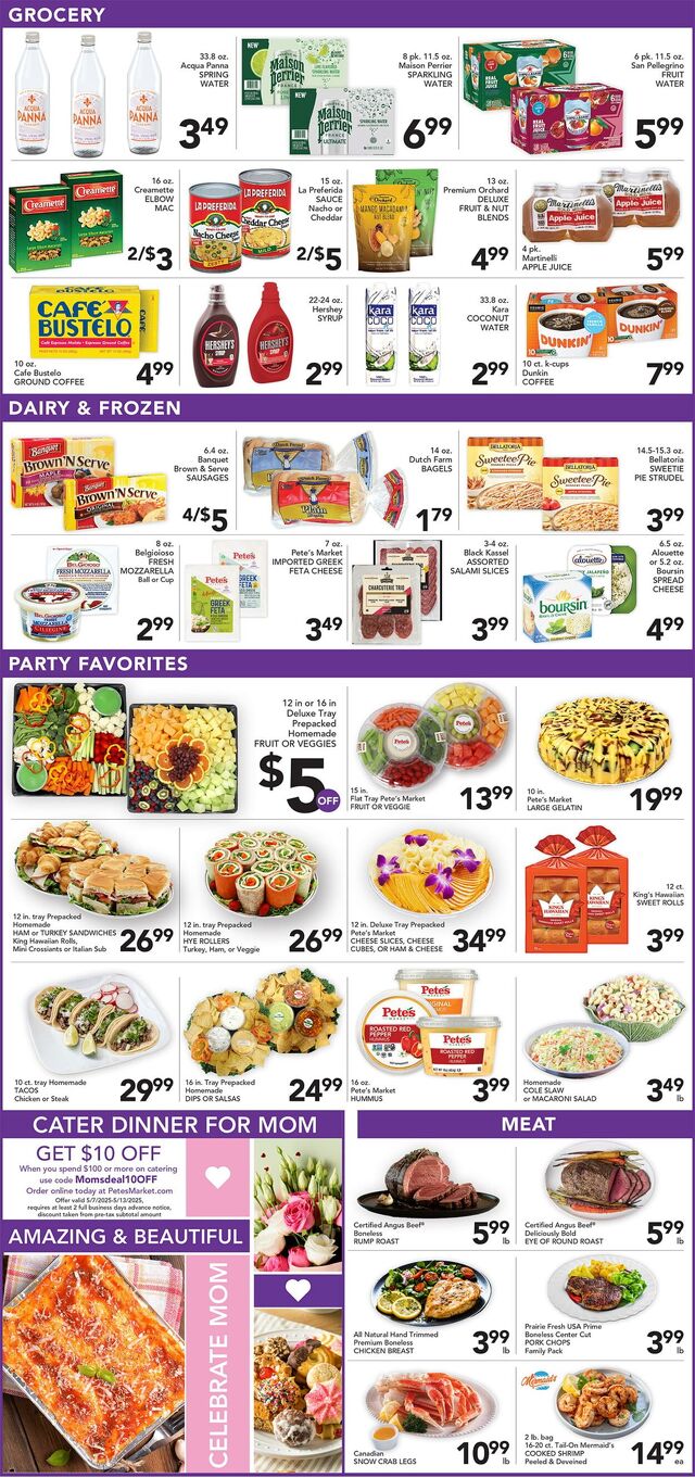 Catalogue Pete's Fresh Market from 05/07/2025