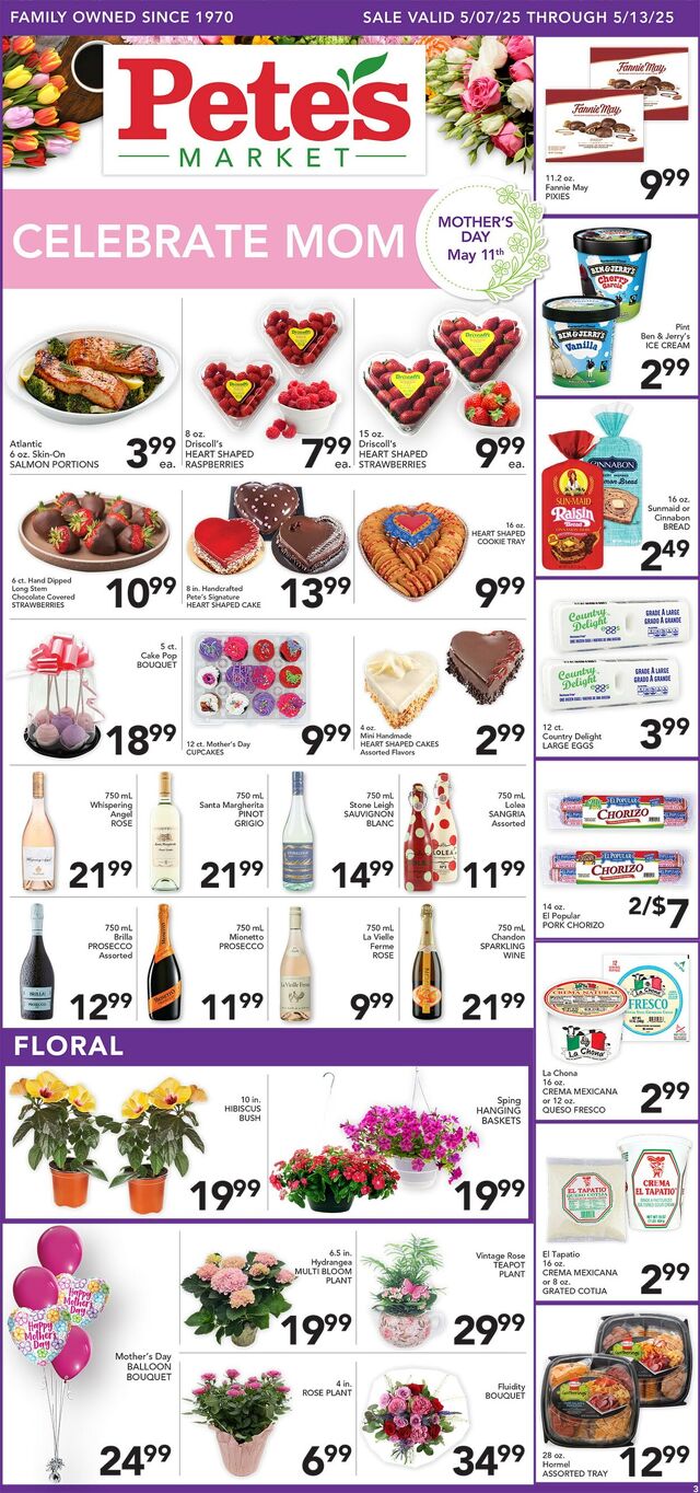Catalogue Pete's Fresh Market from 05/07/2025
