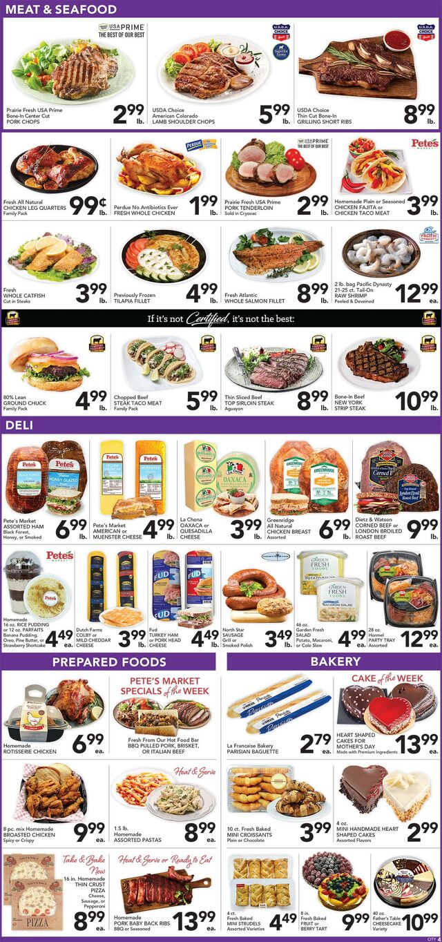 Catalogue Pete's Fresh Market from 05/07/2025