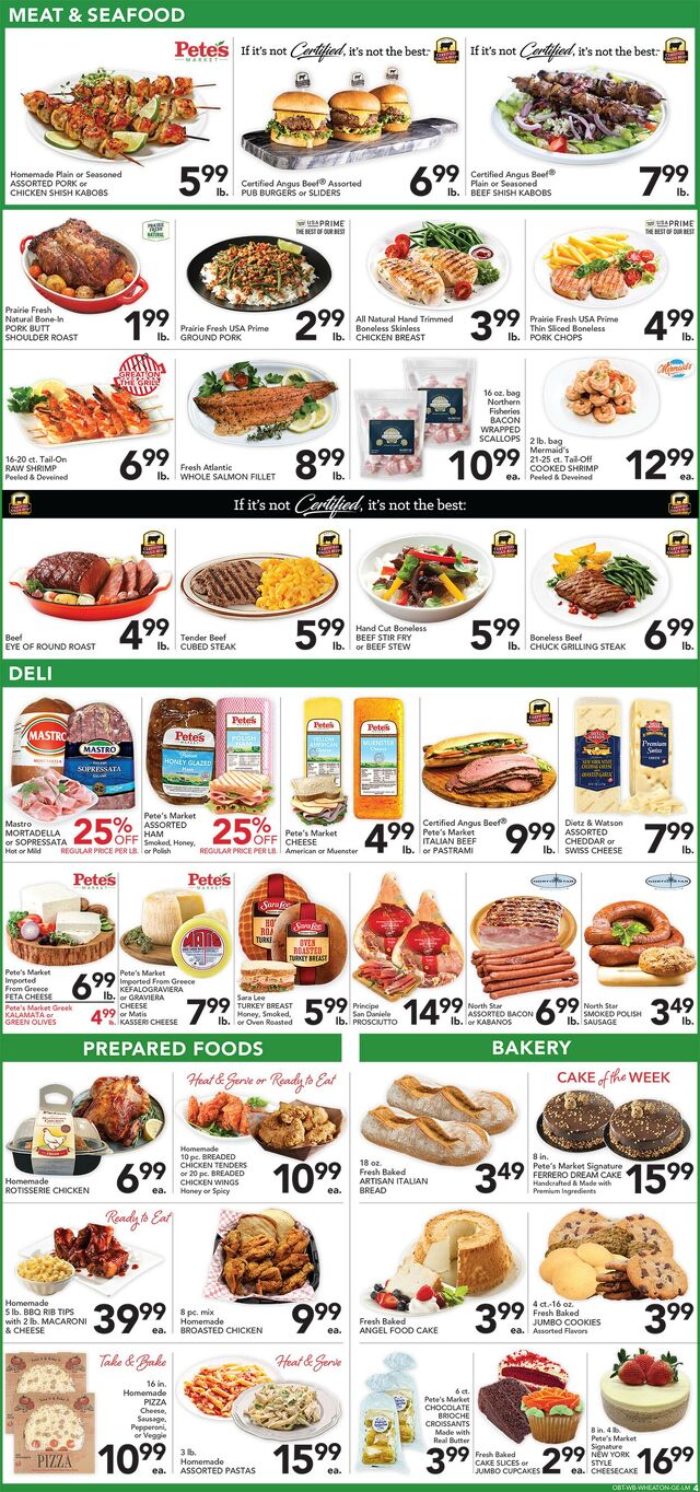 Catalogue Pete's Fresh Market from 05/07/2025