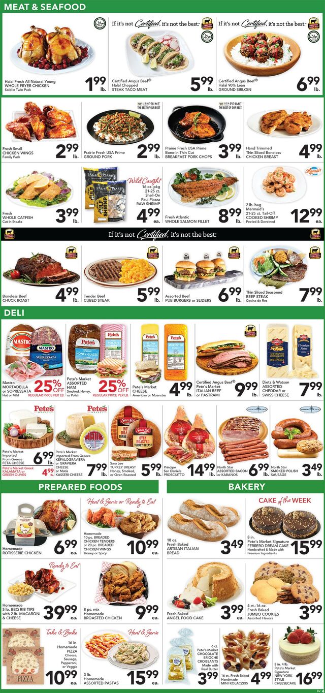 Catalogue Pete's Fresh Market from 05/07/2025