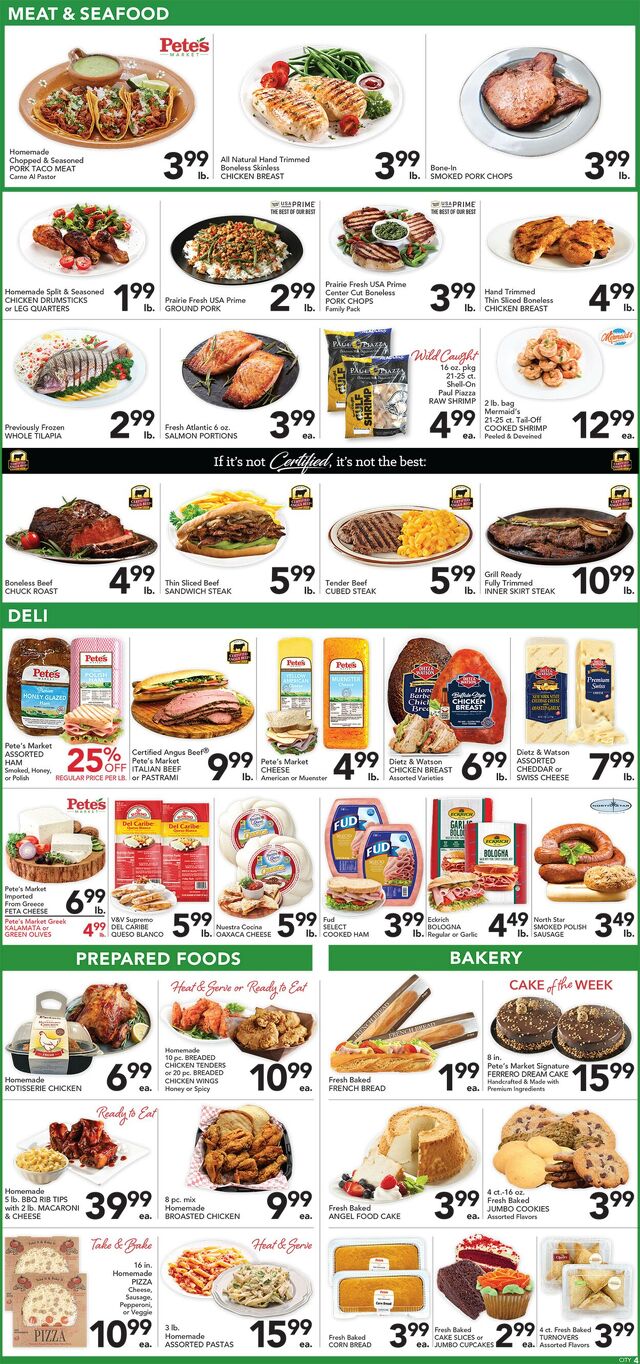 Catalogue Pete's Fresh Market from 05/07/2025