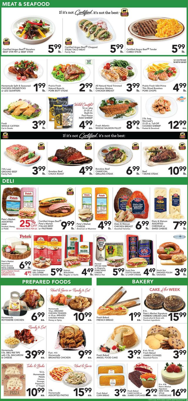 Catalogue Pete's Fresh Market from 05/14/2025
