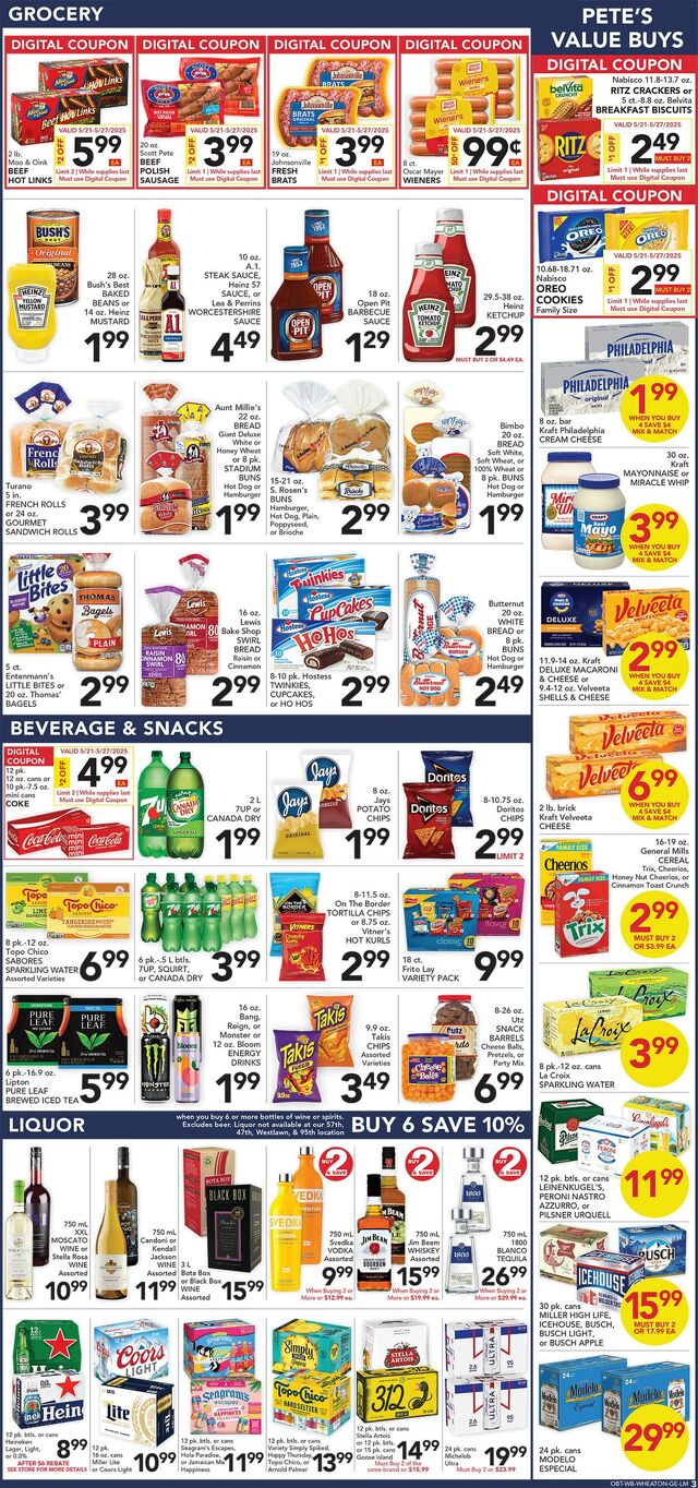 Catalogue Pete's Fresh Market from 05/14/2025