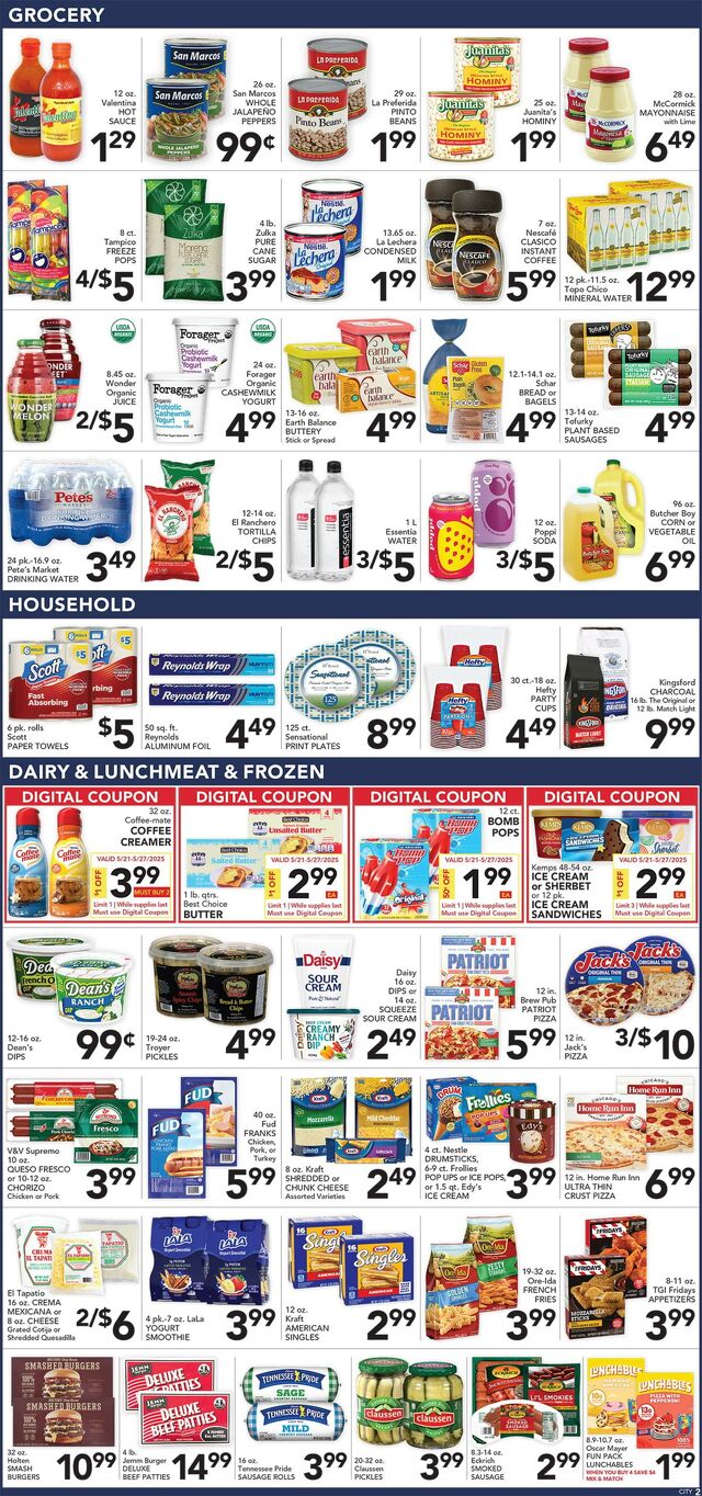 Catalogue Pete's Fresh Market from 05/14/2025