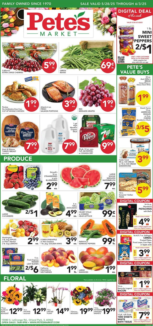 Catalogue Pete's Fresh Market from 05/21/2025