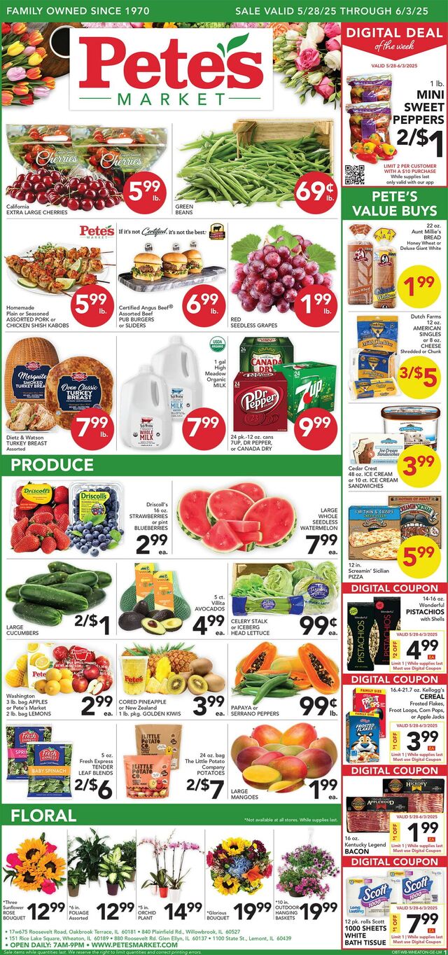 Catalogue Pete's Fresh Market from 05/21/2025