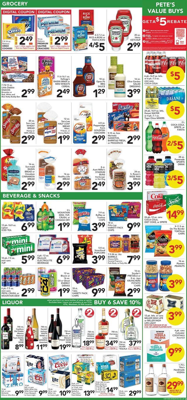Catalogue Pete's Fresh Market from 05/21/2025