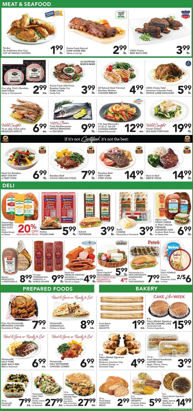Catalogue Pete's Fresh Market from 05/21/2025