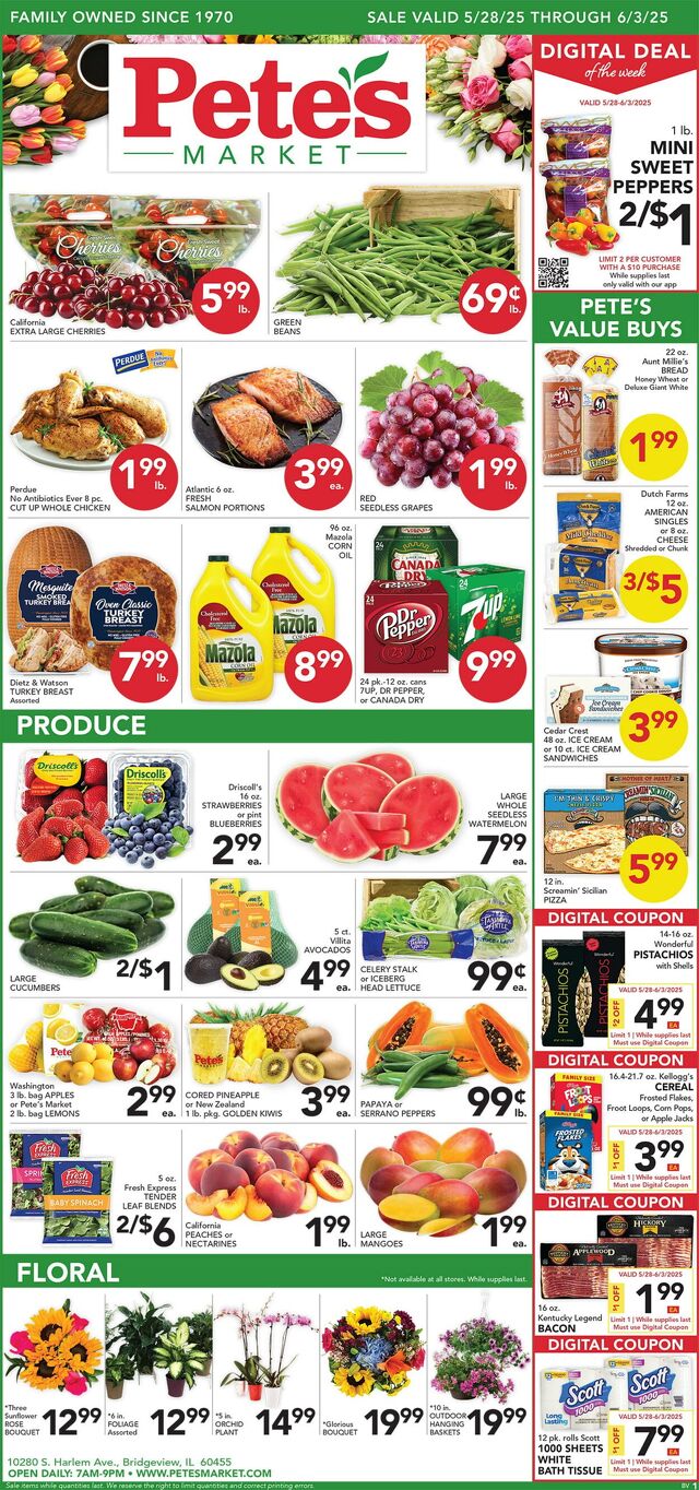 Catalogue Pete's Fresh Market from 05/21/2025