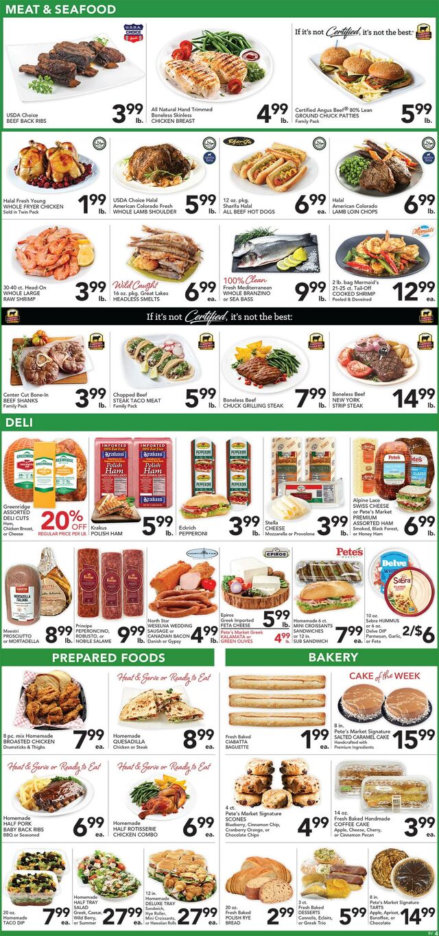 Catalogue Pete's Fresh Market from 05/21/2025