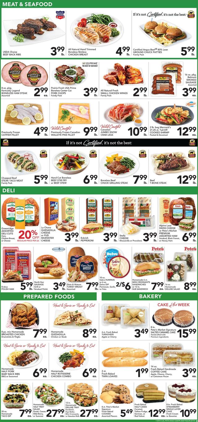Catalogue Pete's Fresh Market from 05/21/2025