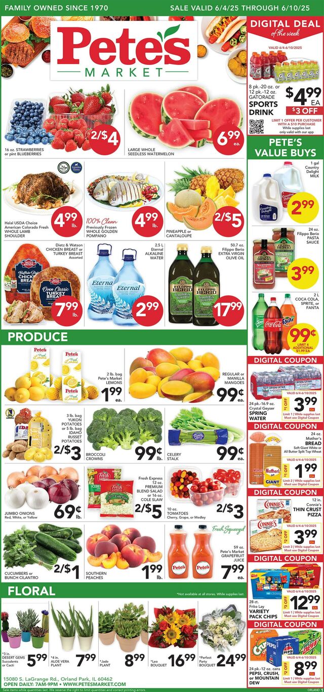 Catalogue Pete's Fresh Market from 05/28/2025