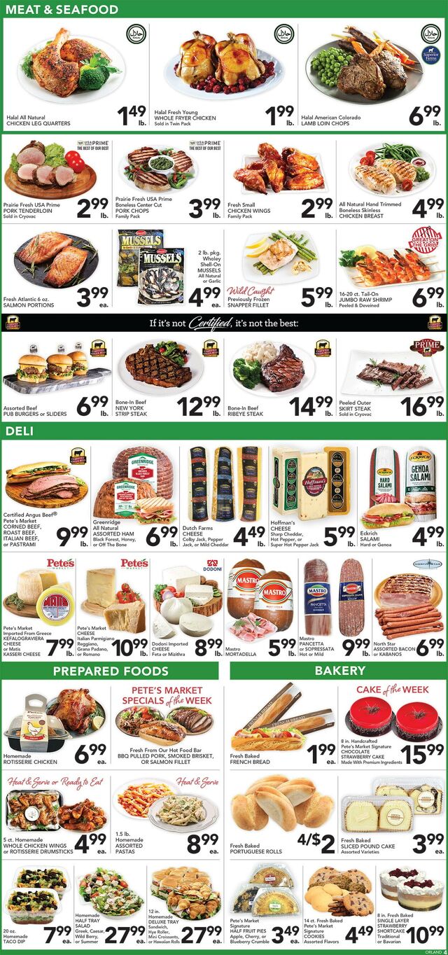 Catalogue Pete's Fresh Market from 05/28/2025