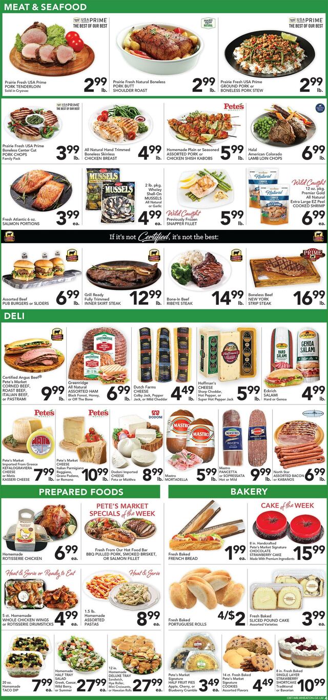 Catalogue Pete's Fresh Market from 05/28/2025