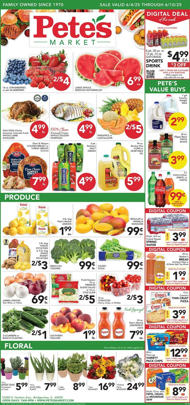 Catalogue Pete's Fresh Market from 05/28/2025