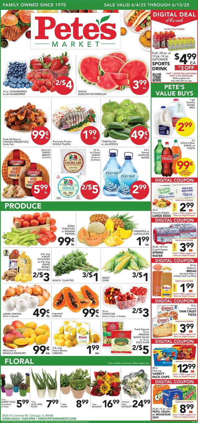 Catalogue Pete's Fresh Market from 05/28/2025