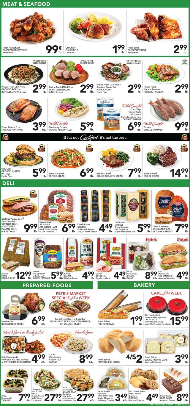 Catalogue Pete's Fresh Market from 05/28/2025