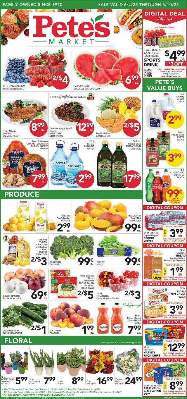 Catalogue Pete's Fresh Market from 06/04/2025