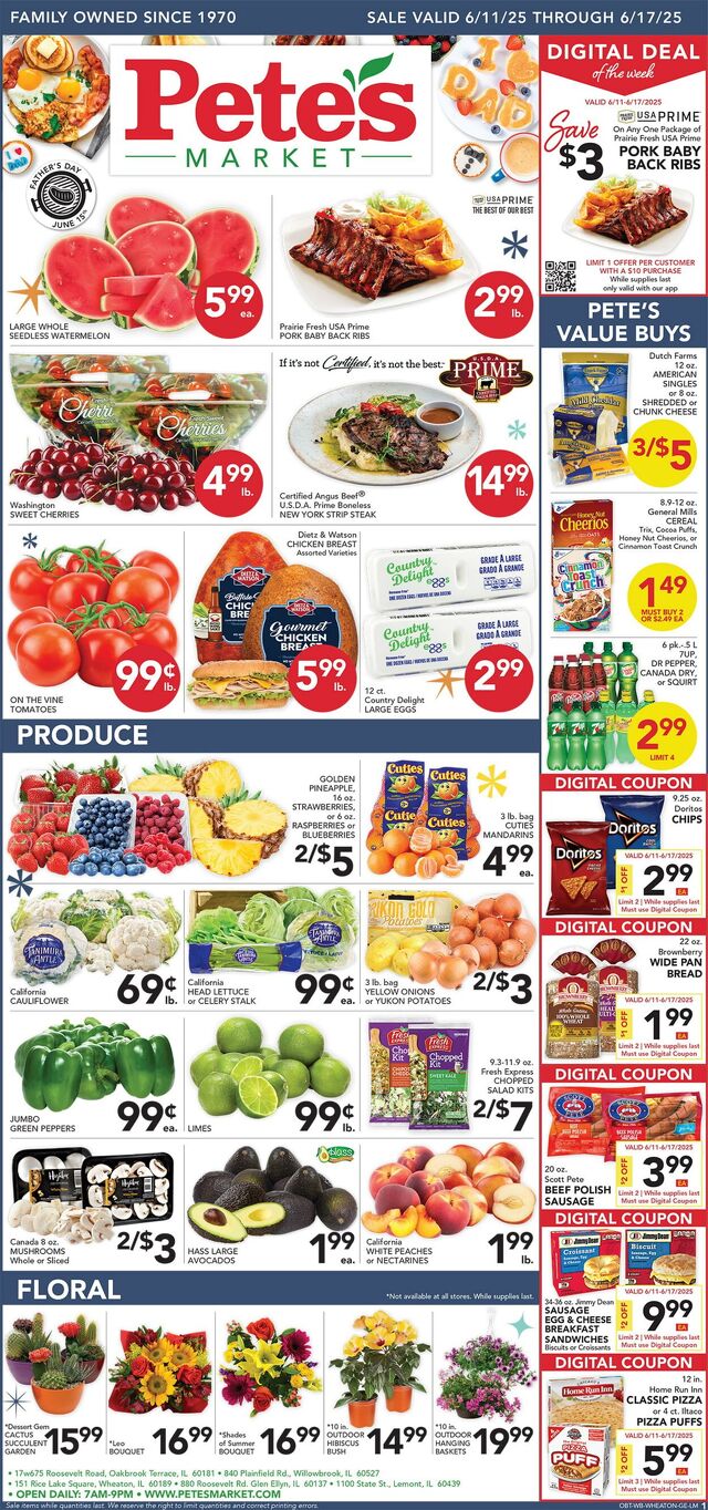 Catalogue Pete's Fresh Market from 06/04/2025