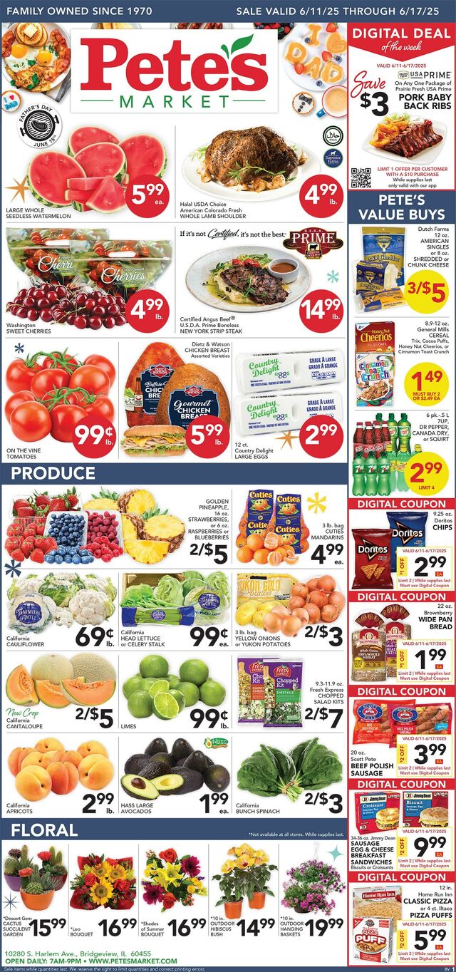 Catalogue Pete's Fresh Market from 06/04/2025